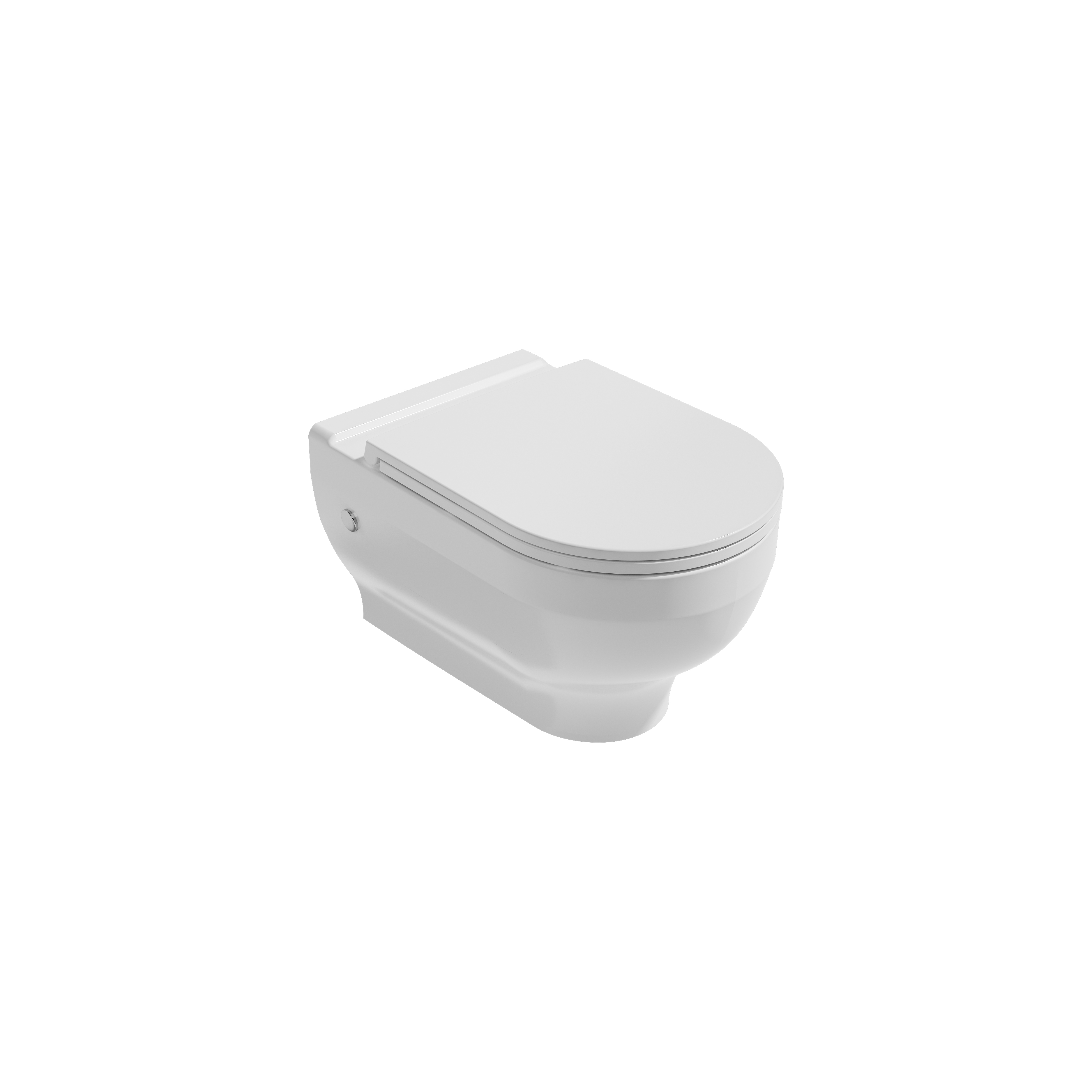 Soluzione XV Rimless Wall-hung WC White