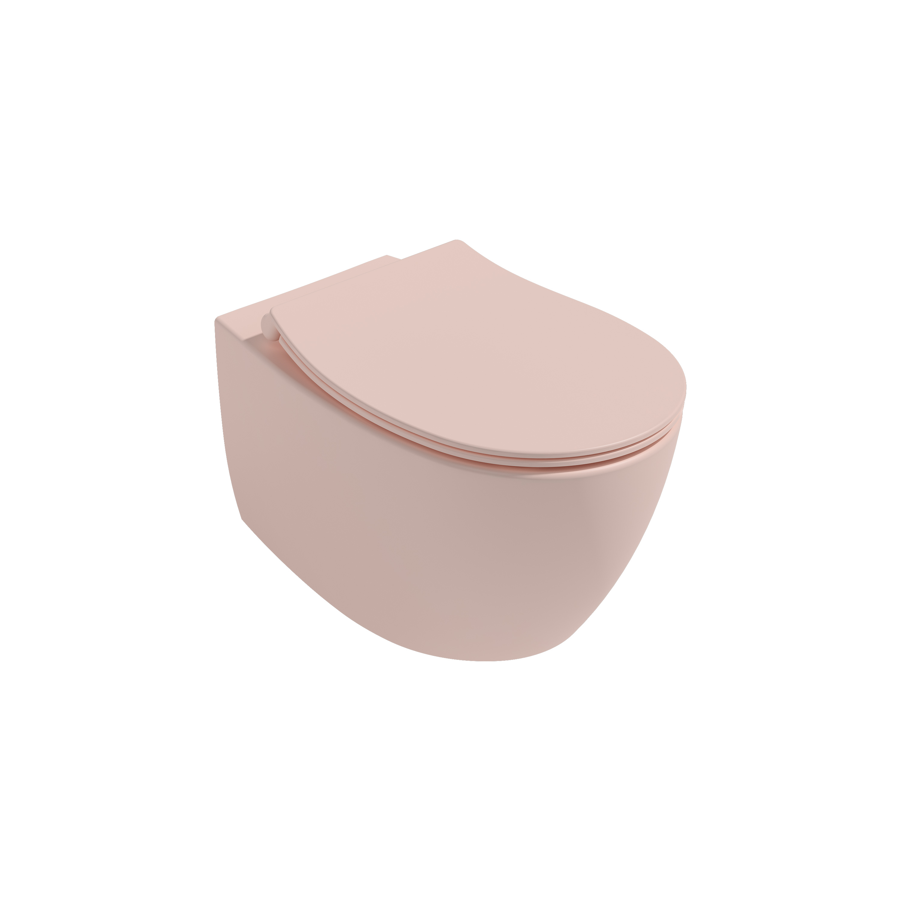 Sentimenti Neo Rimless Wall-hung WC Salmon