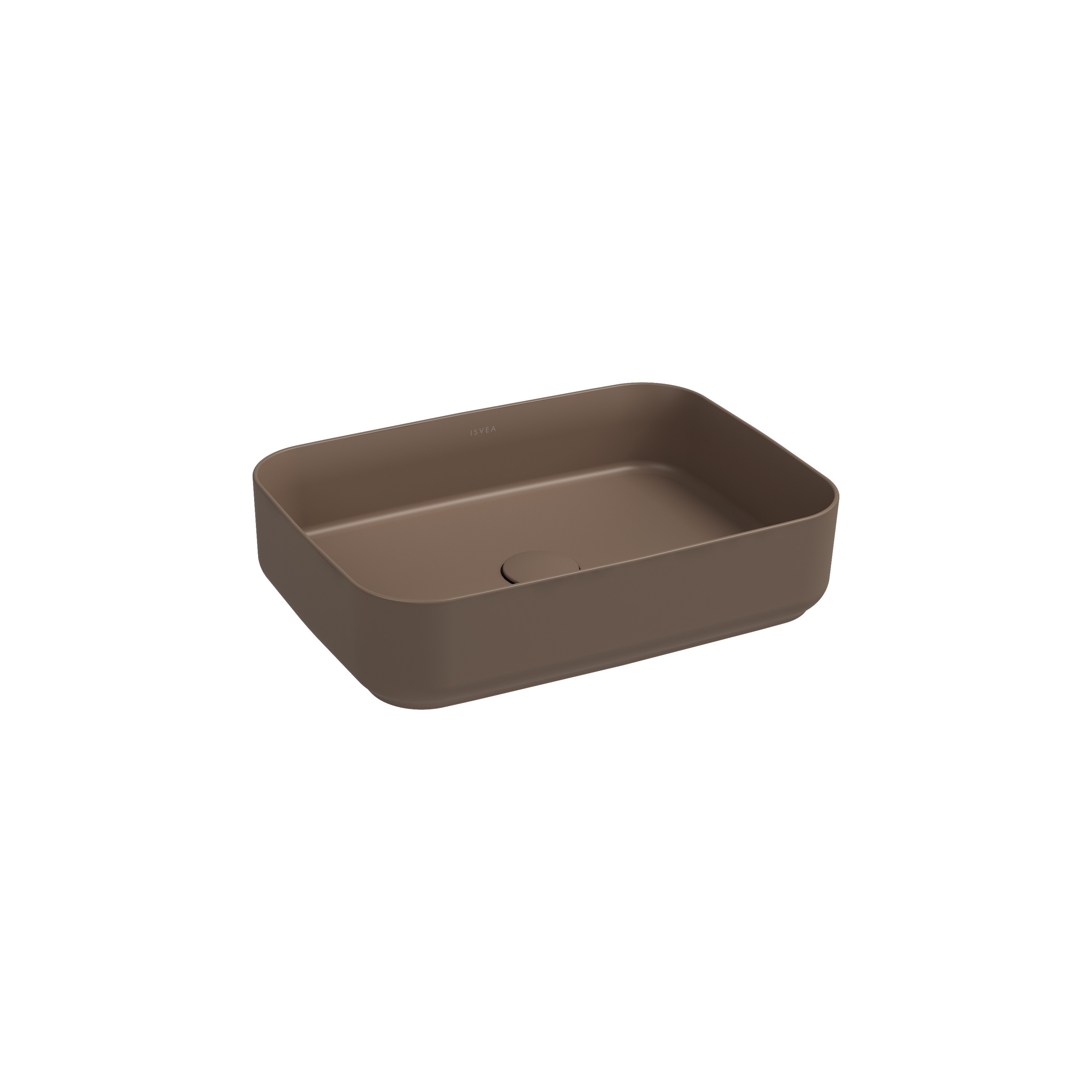 Infinity Counter Top Washbasin 50 cm Taupe