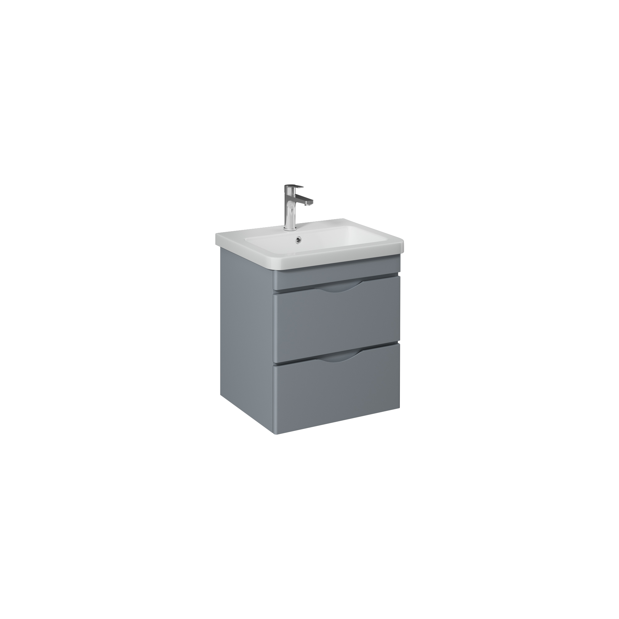 Neo 100cm Washbasin Unit With Single Drawer (10PS50100SV included) White