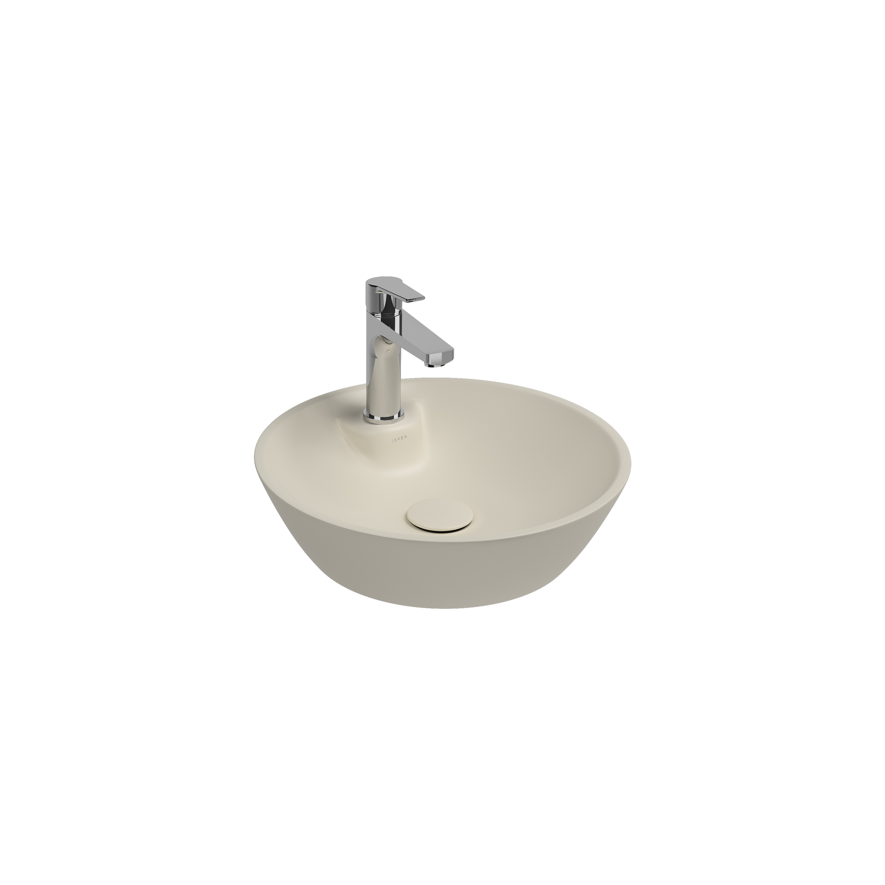 SistemaY Clear Bowl Washbasin 65 cm White