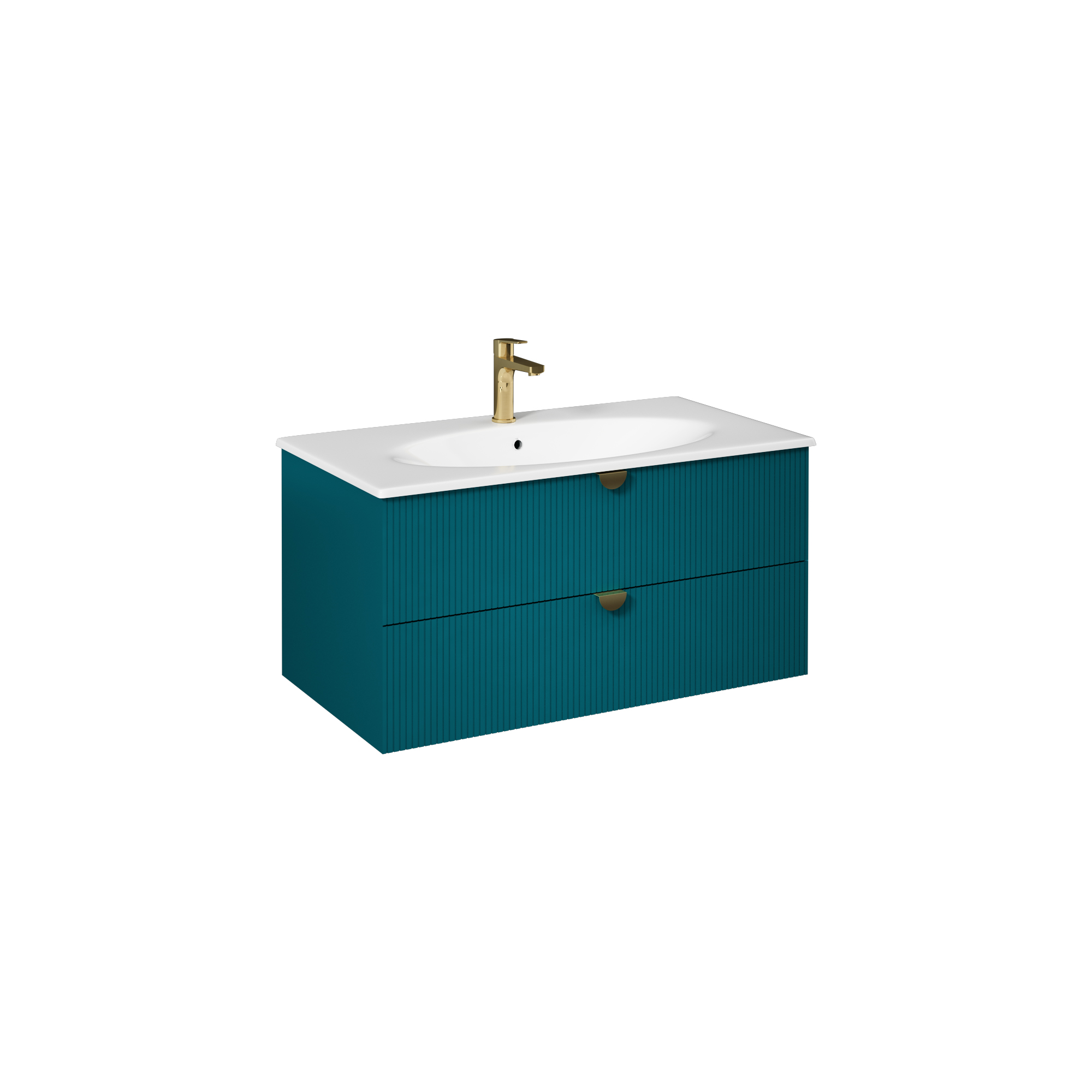 Infinity Washbasin Unit Open Shelf 1 30 cm (10NF65050 included) Pastel Green