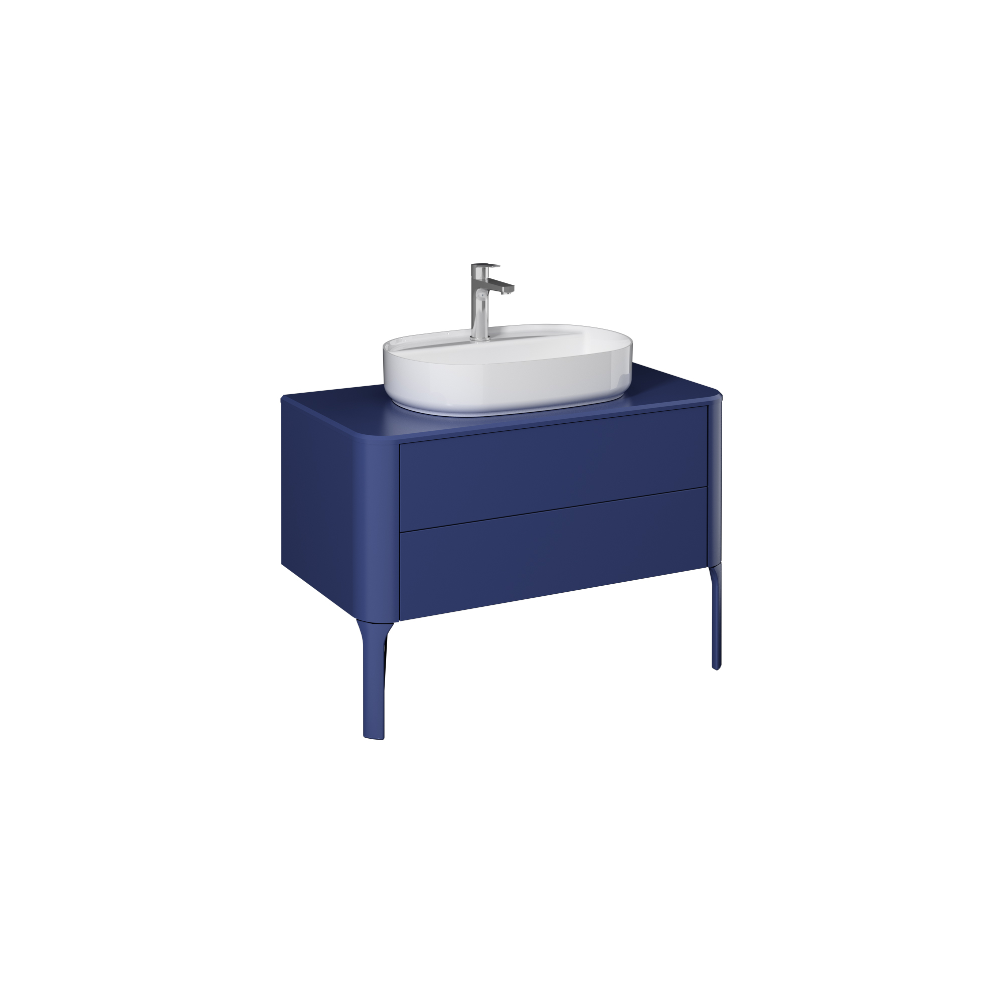 Sogno 60cm Washbasin Unit (21VES049061I included) Night Blue