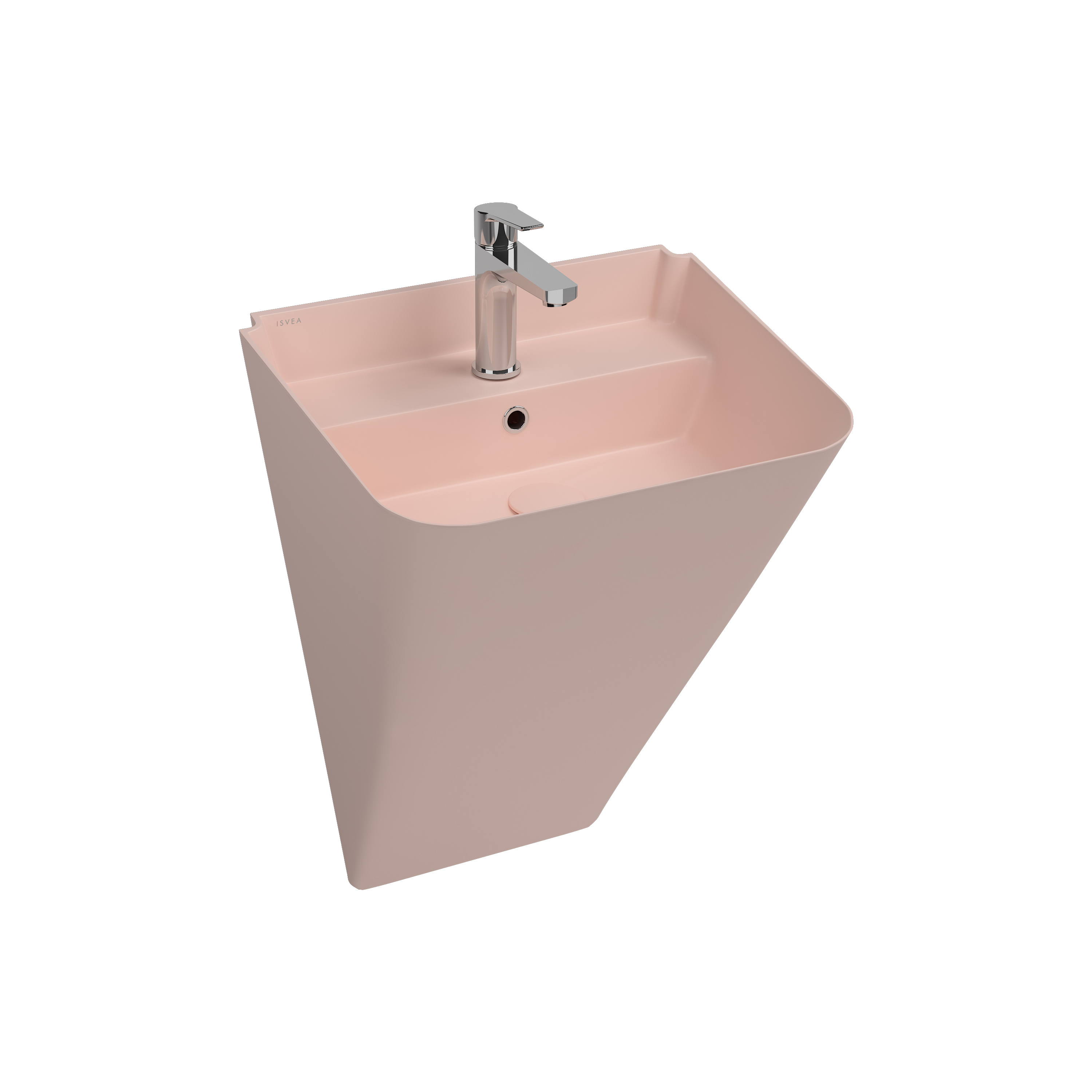 Sott Aqua Monoblock Wall-hung Washbasin 50 cm White