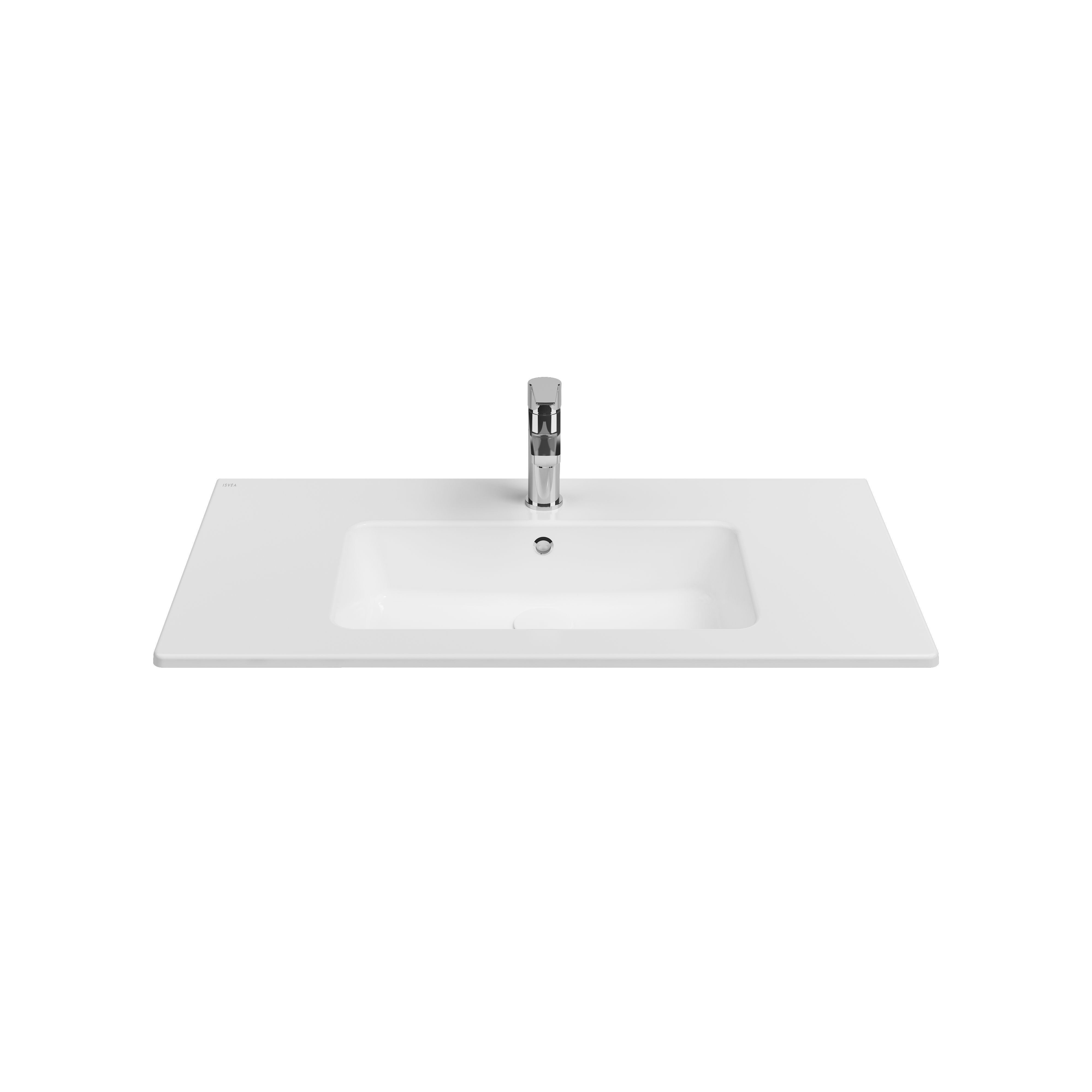 SistemaT Flat Washbasin 91 cm White