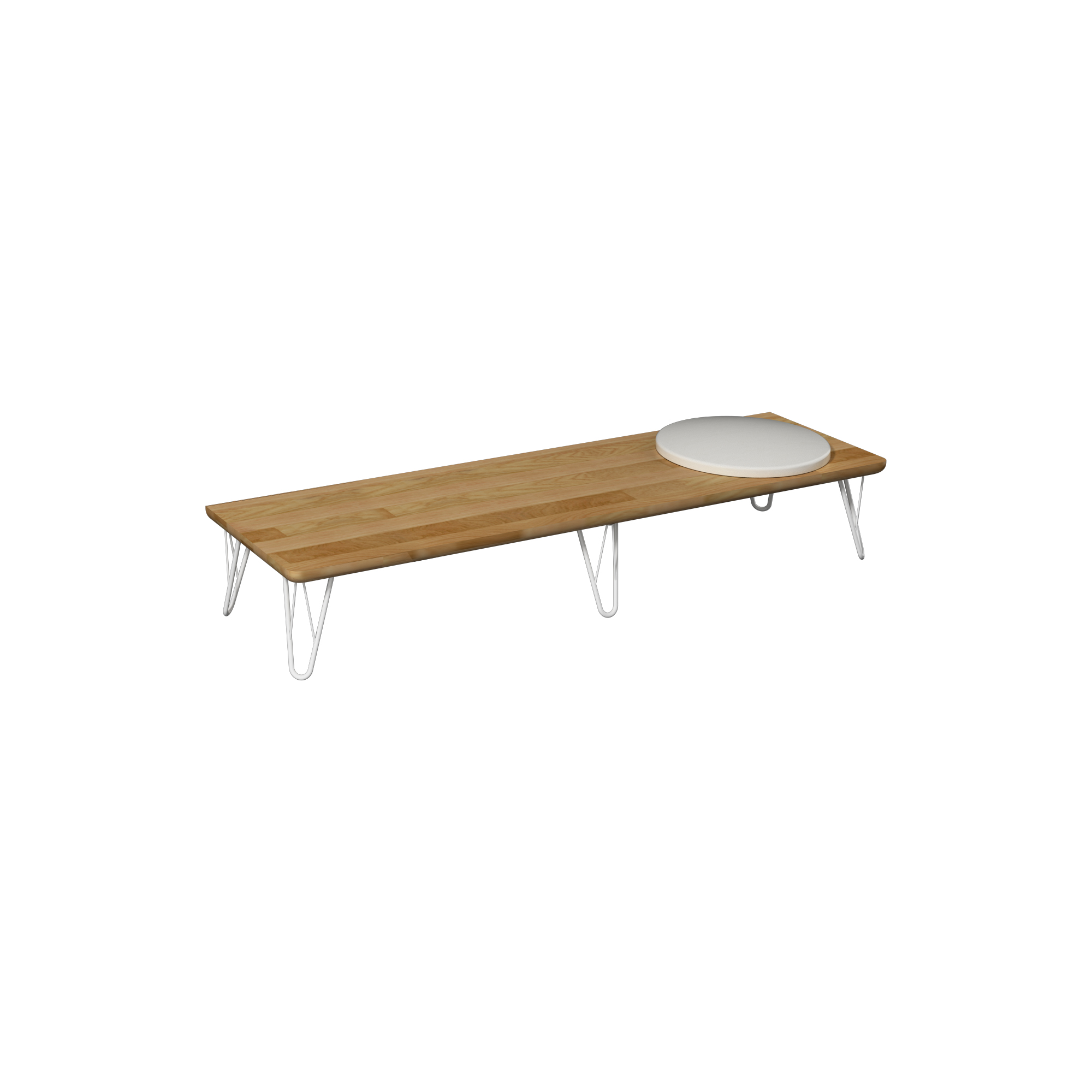 Supra Wide Bench Solid Oak