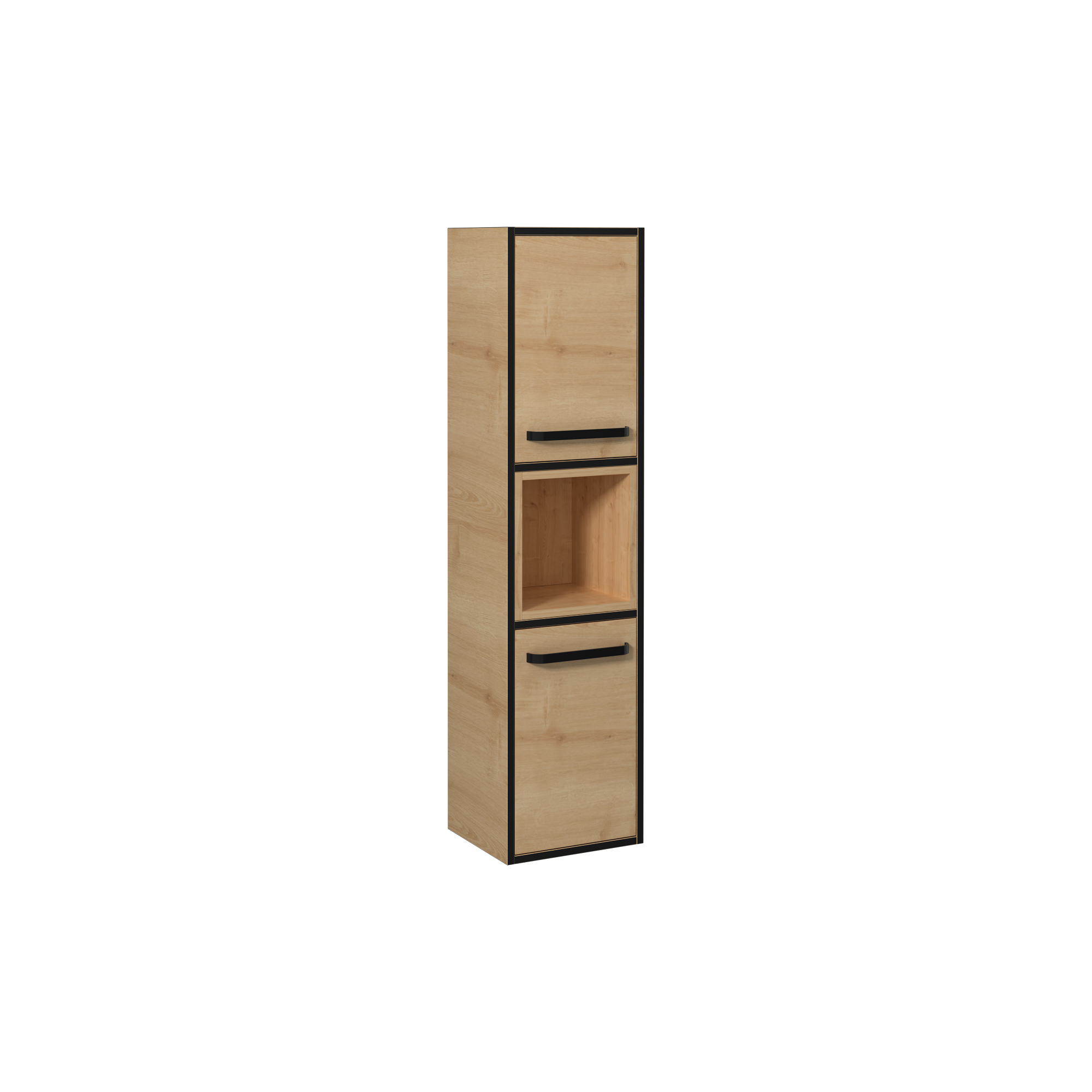 Cavalli Mirror Cabinet Anthracite-Oak