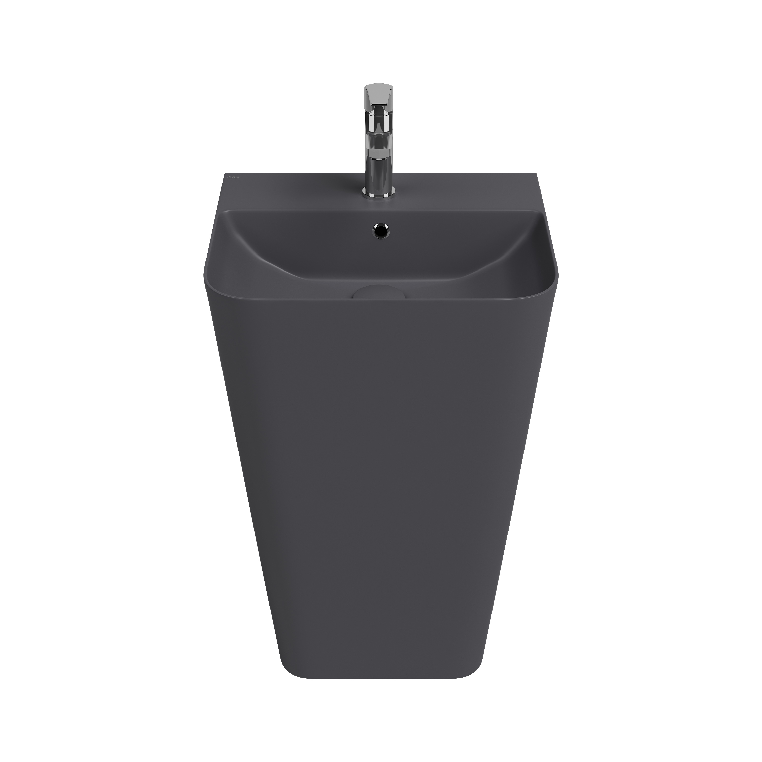 Sott Aqua Monoblock Floor Standing Washbasin 50 cm Anthracite