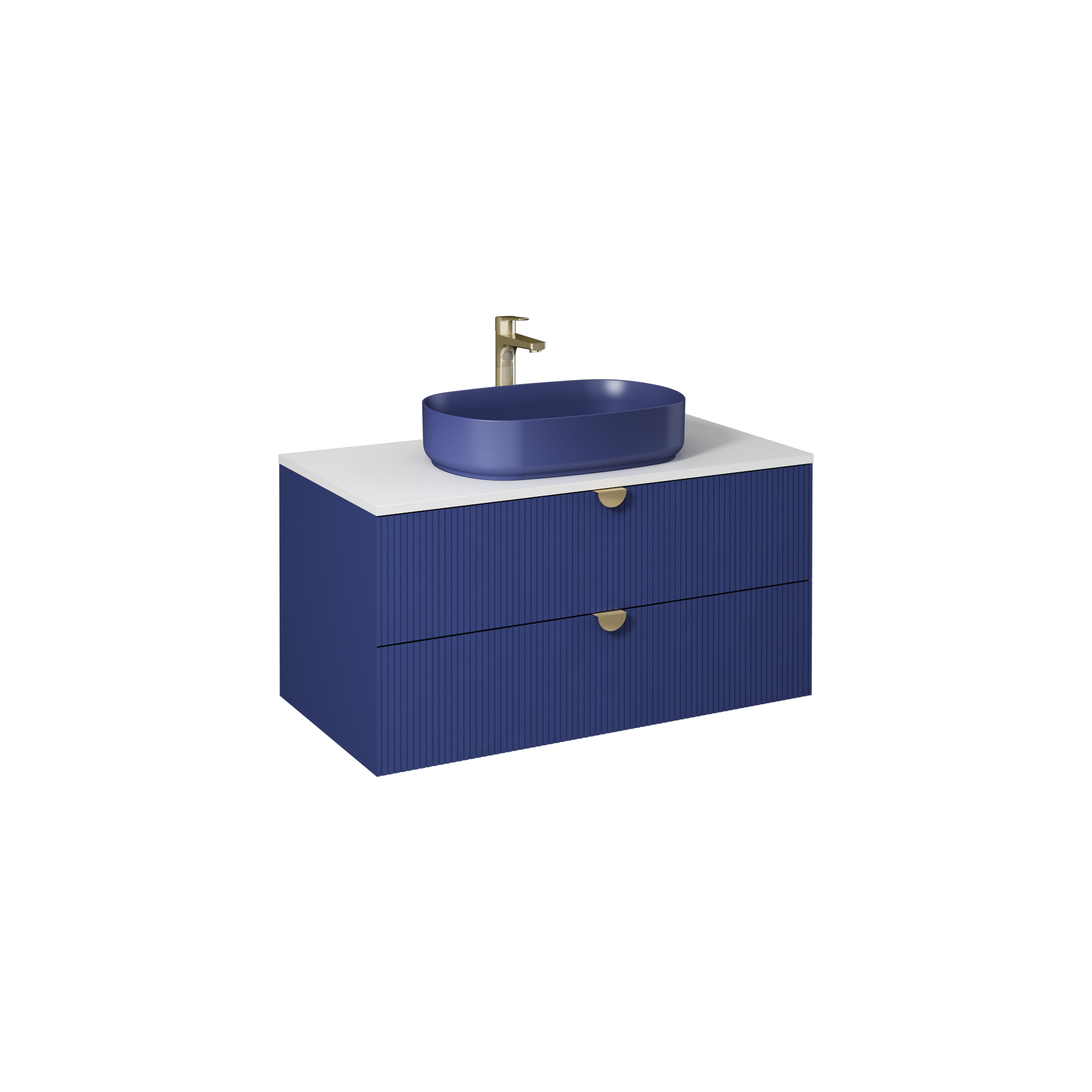 Infinity Washbasin Unit 120cm (10SX50121SV included) Night Blue