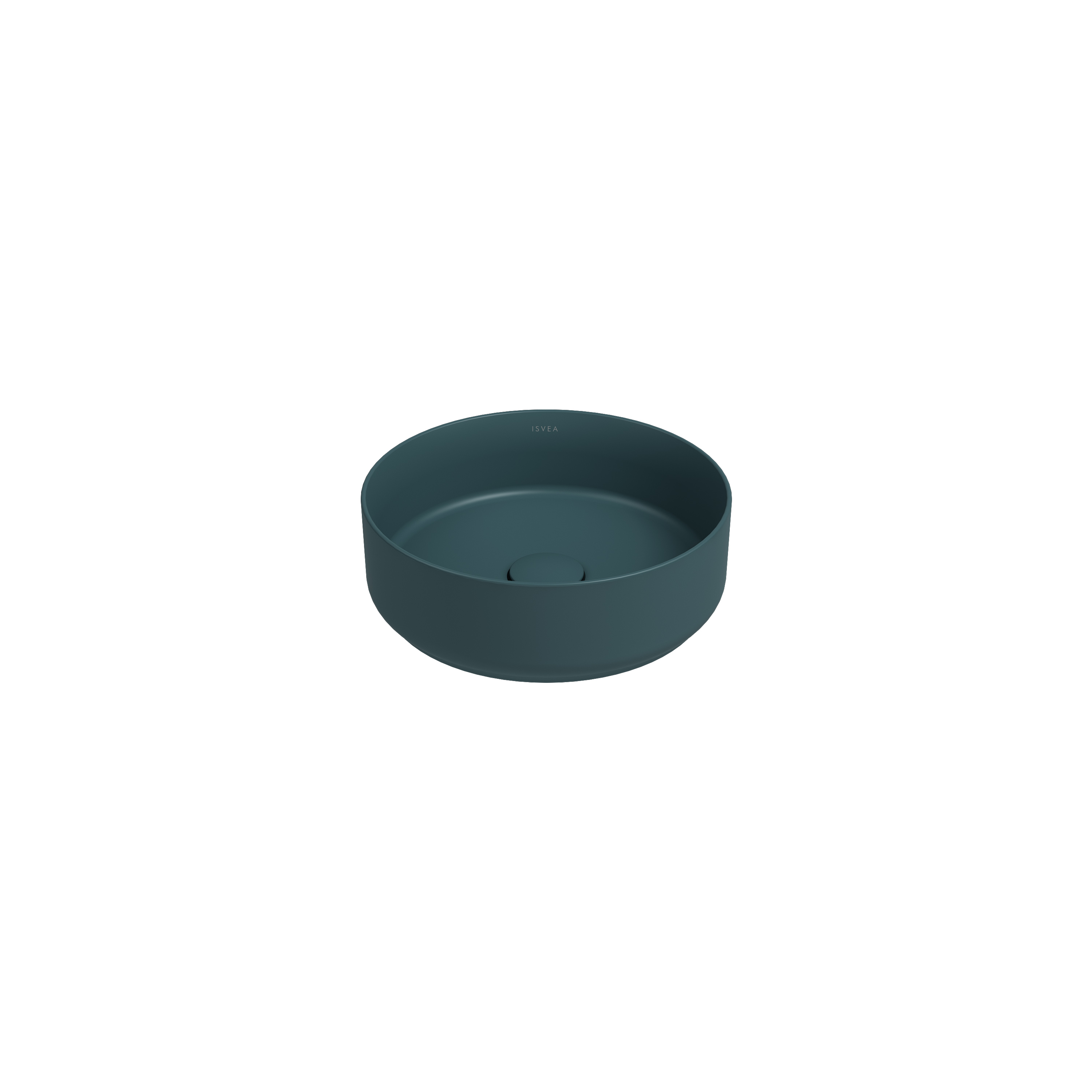 Infinity Counter Top Washbasin 36 cm Petrol Green