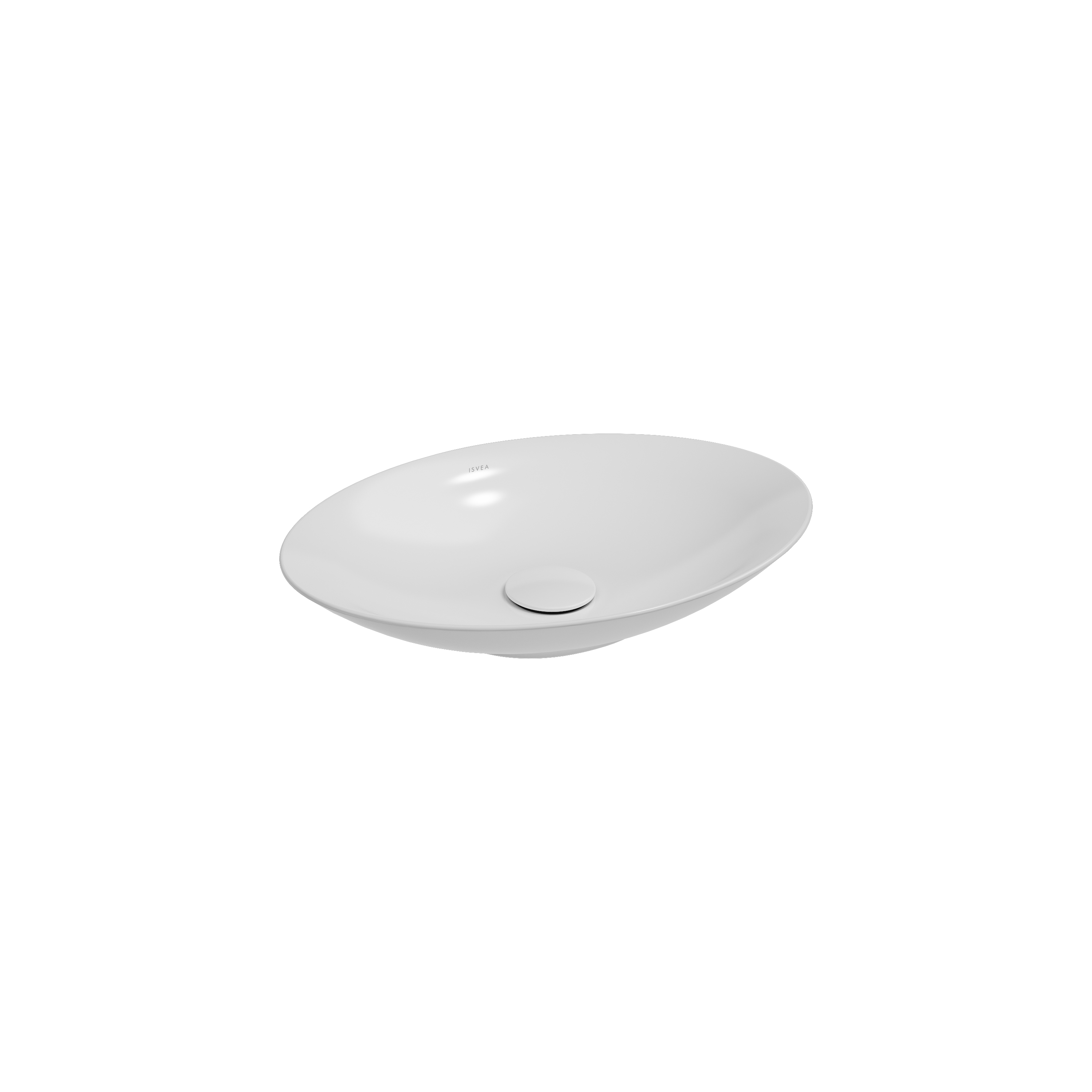 SistemaY Clear Bowl Washbasin 51 cm White