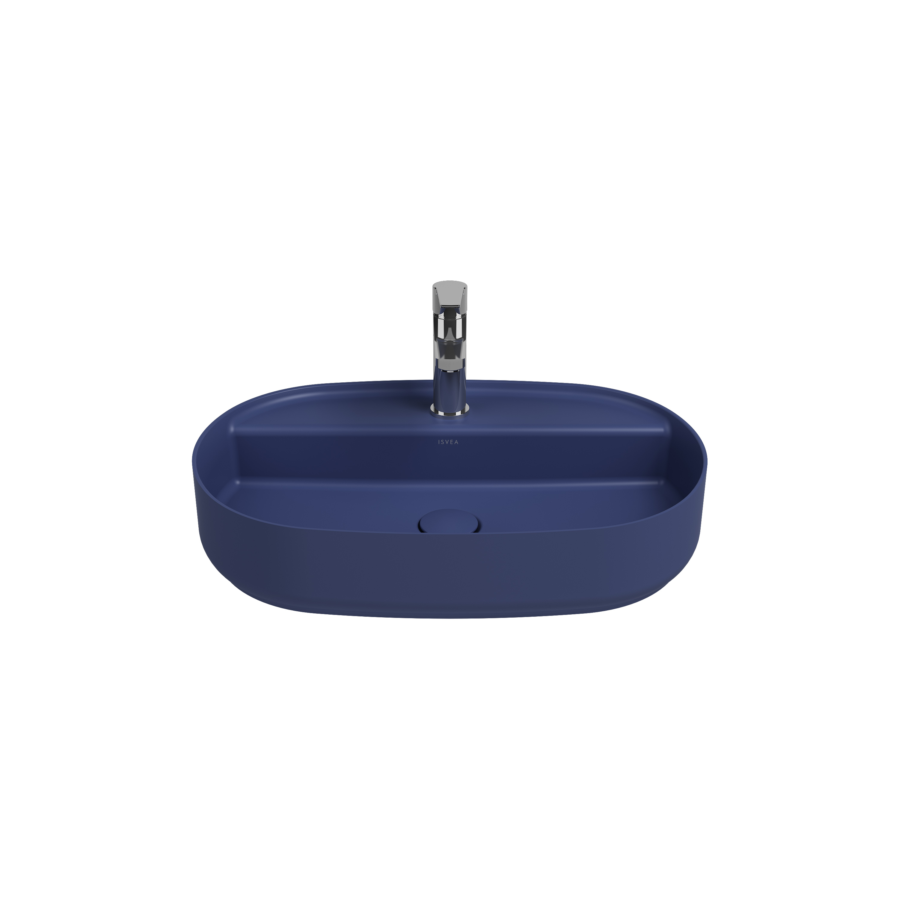 Infinity Counter Top Washbasin 60 cm Isvea Blue