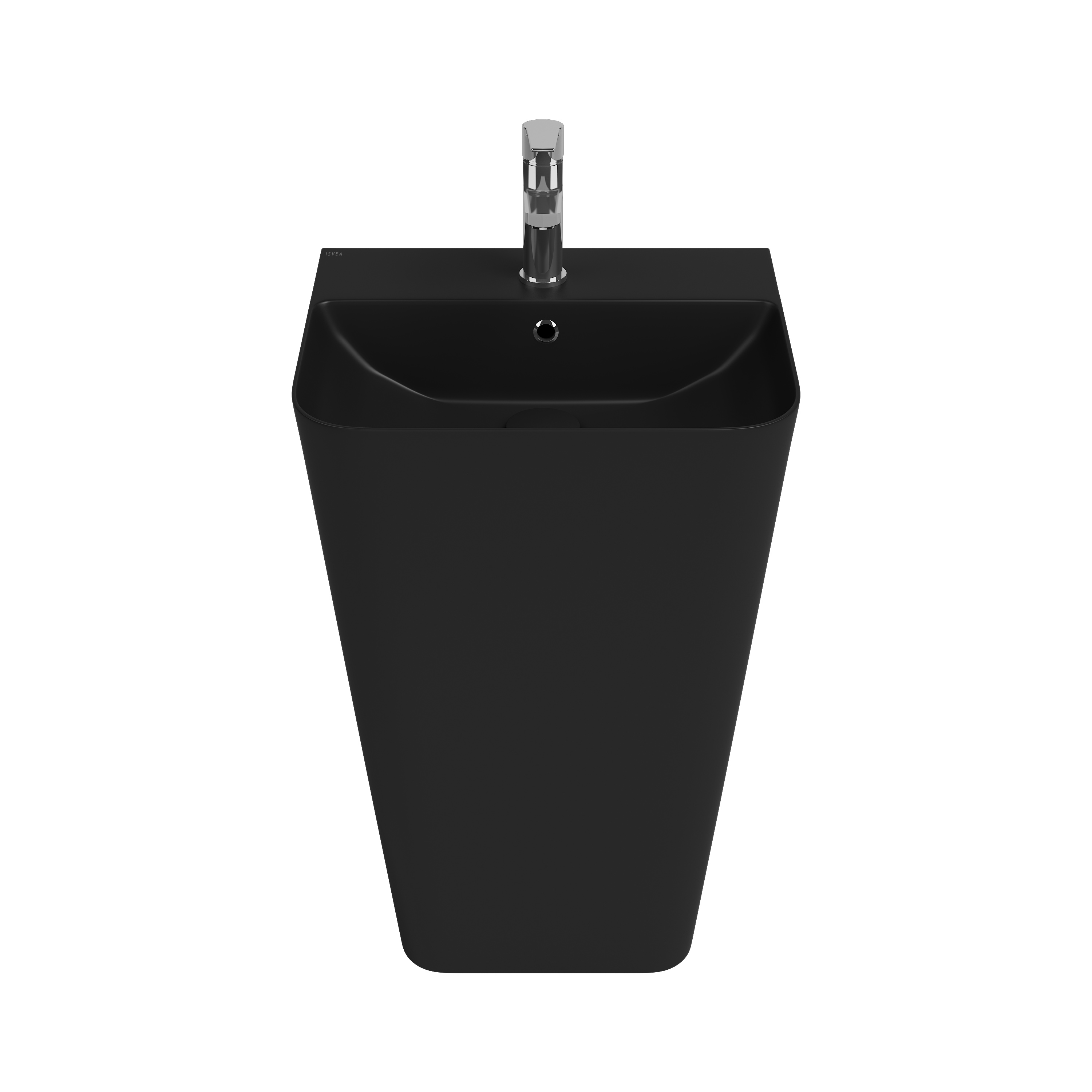 Sott Aqua Monoblock Floor Standing Washbasin 50 cm Black