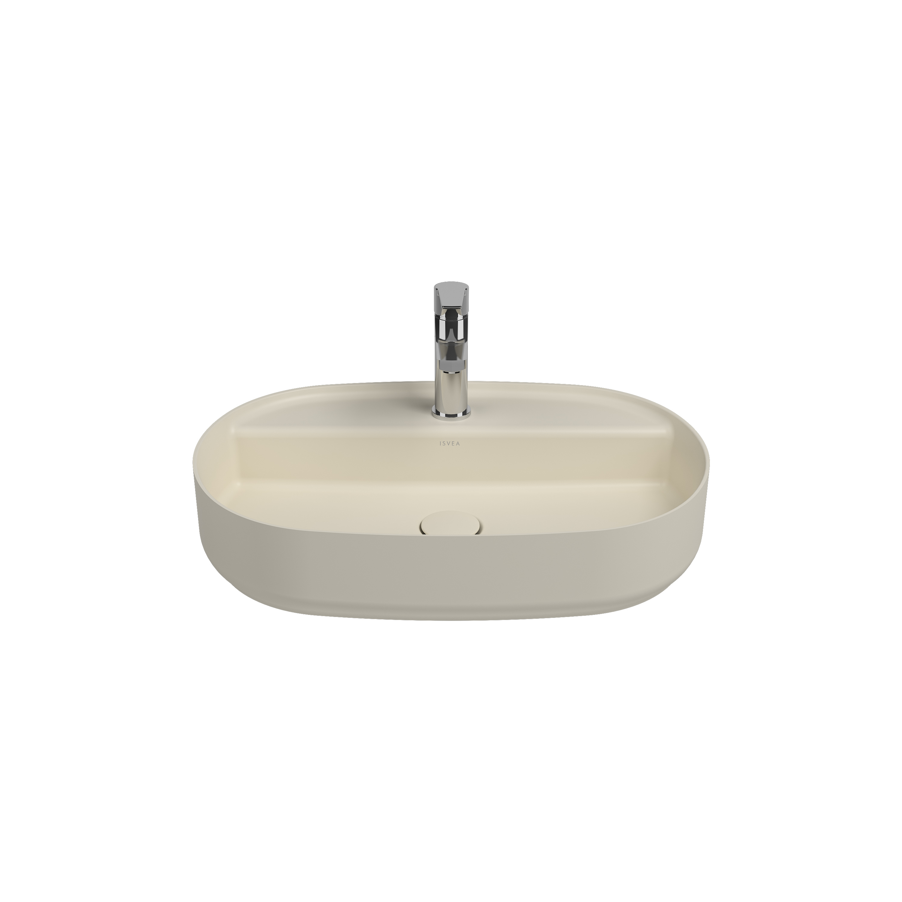 Infinity Counter Top Washbasin 50 cm White