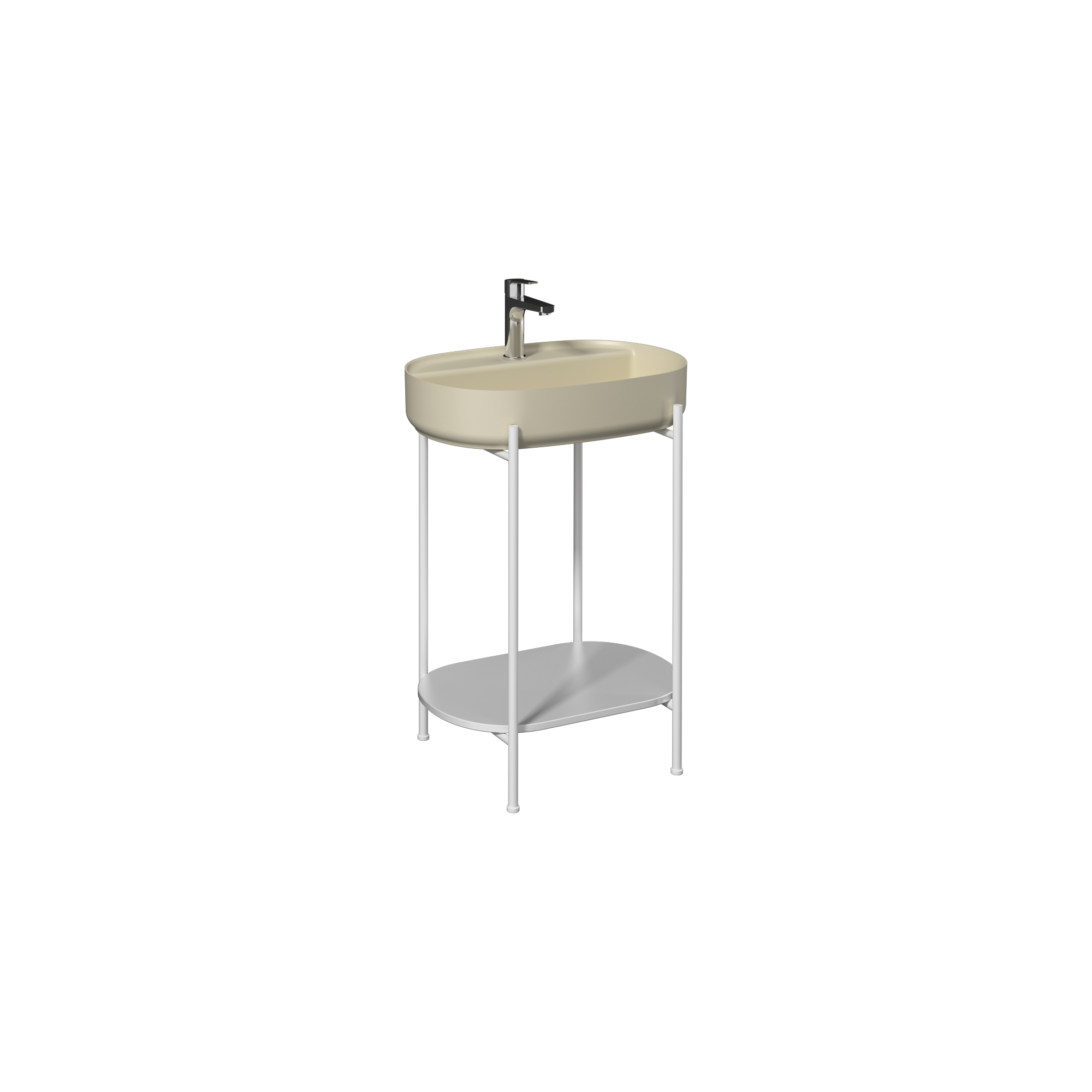 Puno 60cm Lavabo Ünitesi (10NF65060-2K dahil) Beyaz